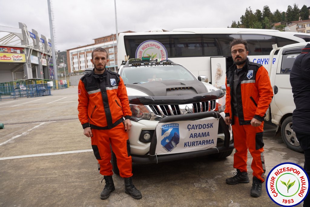 Çaykur Rizespor yardım malzemeleri yola çıktı