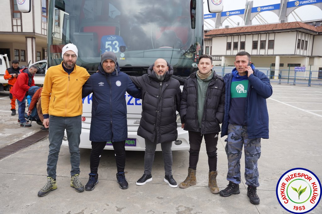 Çaykur Rizespor yardım malzemeleri yola çıktı