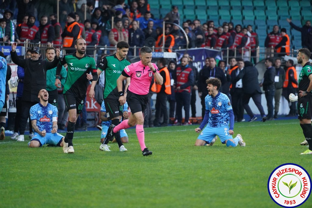 ÇAYKUR RİZESPOR 2 – 1 SAKARYASPOR / MUHTEŞEM GALİBİYET