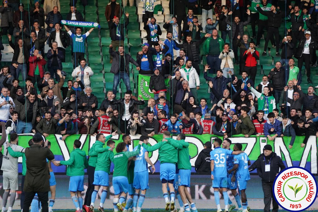 ÇAYKUR RİZESPOR 2 – 1 SAKARYASPOR / MUHTEŞEM GALİBİYET