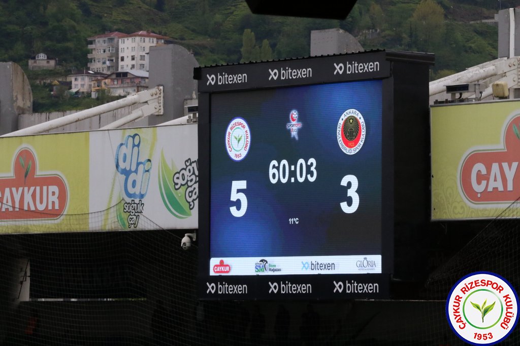 ÇAYKUR RİZESPOR 5–3 GENÇLERBİRLİĞİ / Bayram Şöleni