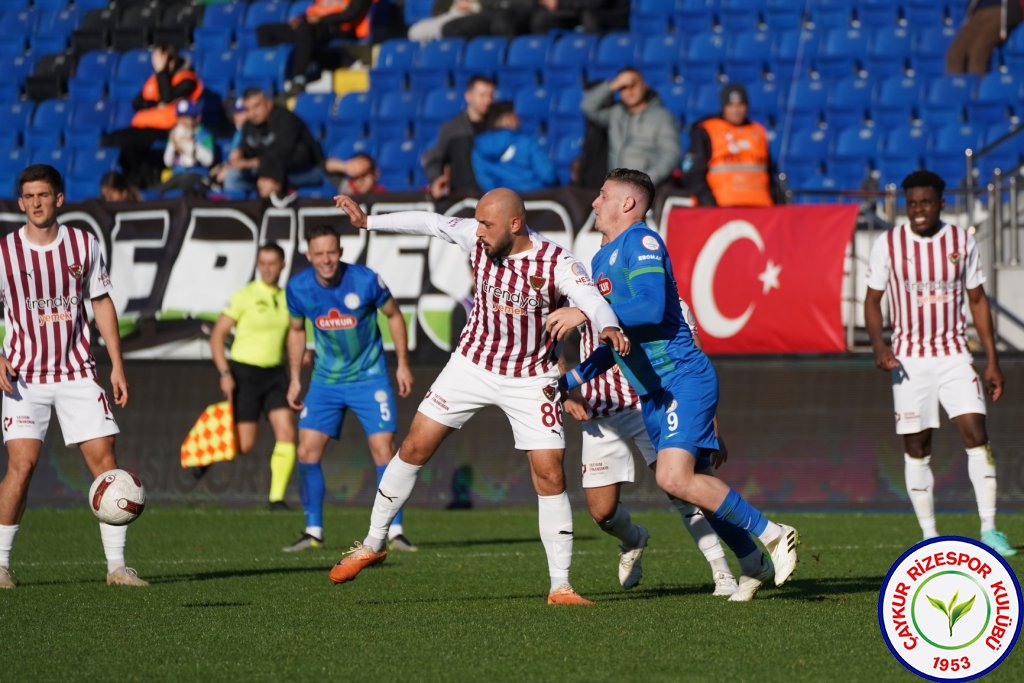 ÇAYKUR RİZESPOR A.Ş. 2 - 0 ATAKAŞ HATAYSPOR