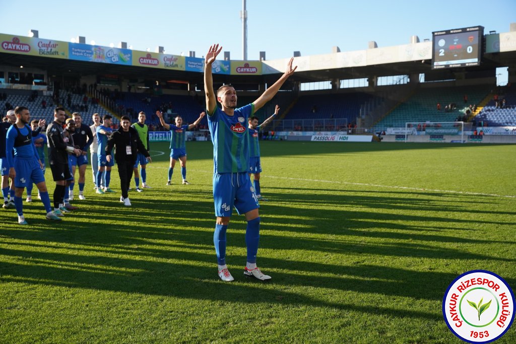 ÇAYKUR RİZESPOR A.Ş. 2 - 0 ATAKAŞ HATAYSPOR