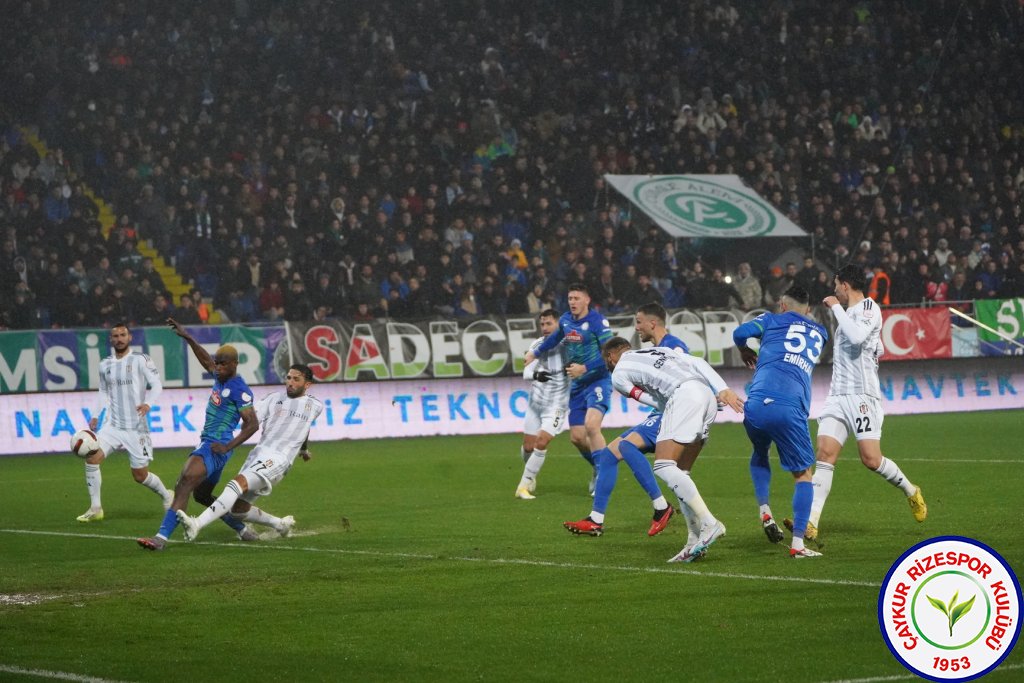 ÇAYKUR RİZESPOR A.Ş. 0 - 4 BEŞİKTAŞ A.Ş.