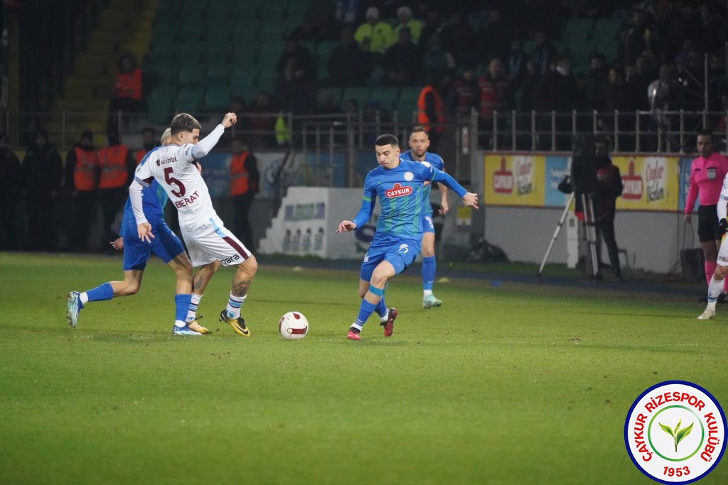 ÇAYKUR RİZESPOR A.Ş. 1 - 0 TRABZONSPOR A.Ş.