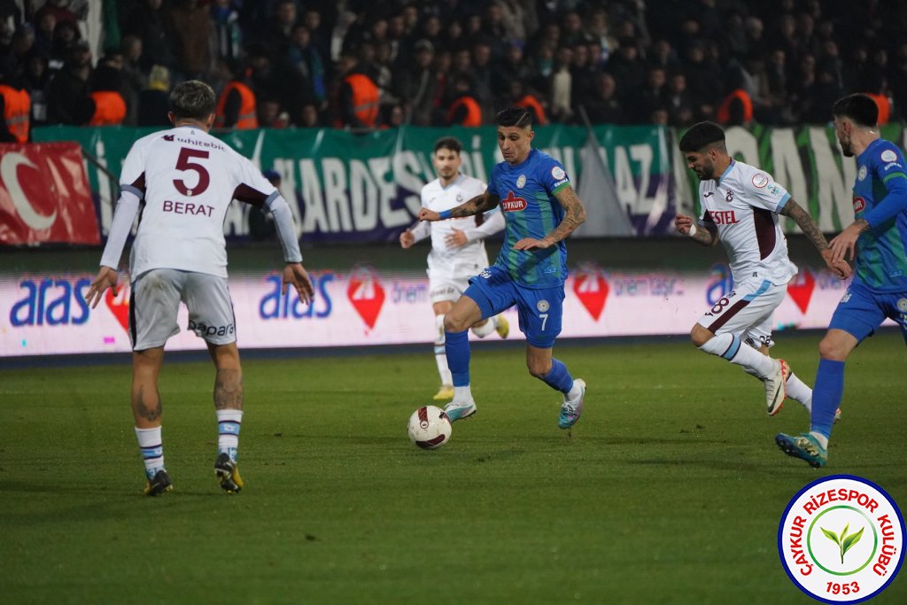 ÇAYKUR RİZESPOR A.Ş. 1 - 0 TRABZONSPOR A.Ş.