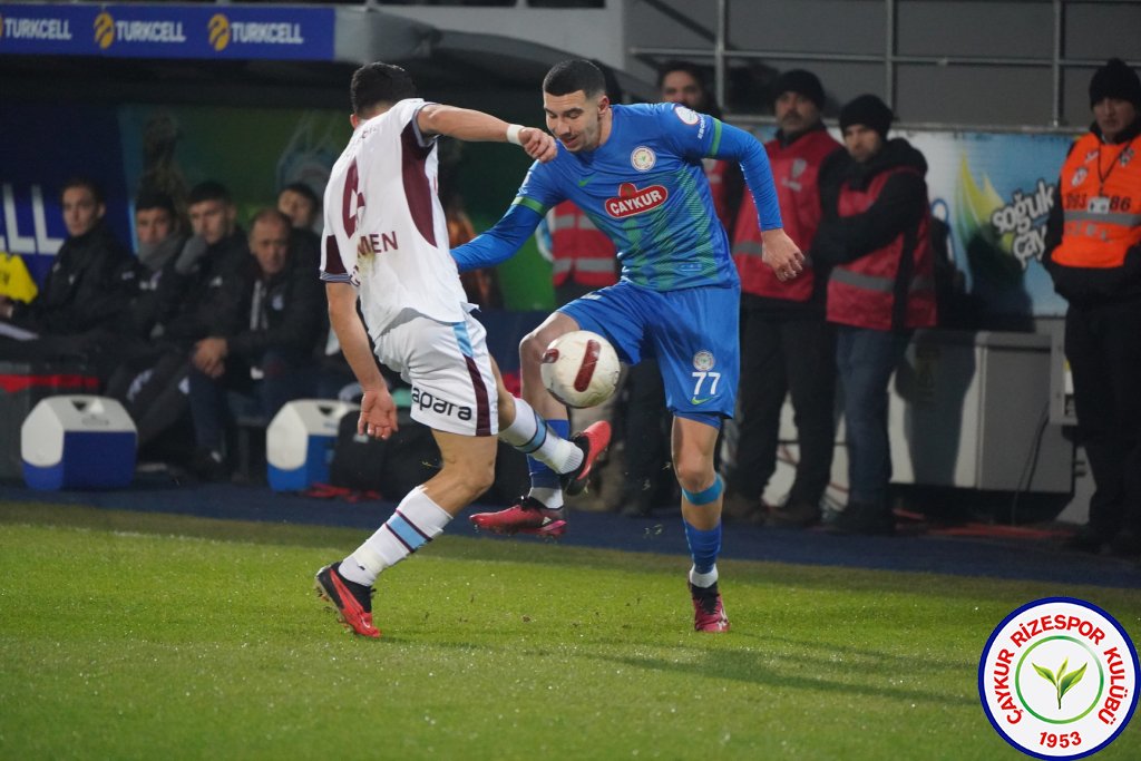 ÇAYKUR RİZESPOR A.Ş. 1 - 0 TRABZONSPOR A.Ş.