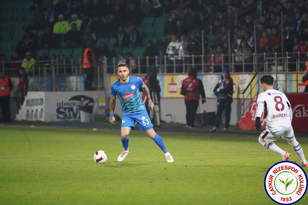 ÇAYKUR RİZESPOR A.Ş. 1 - 0 TRABZONSPOR A.Ş.