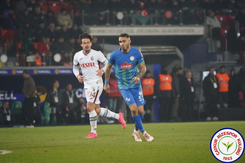 ÇAYKUR RİZESPOR A.Ş. 1 - 0 TRABZONSPOR A.Ş.