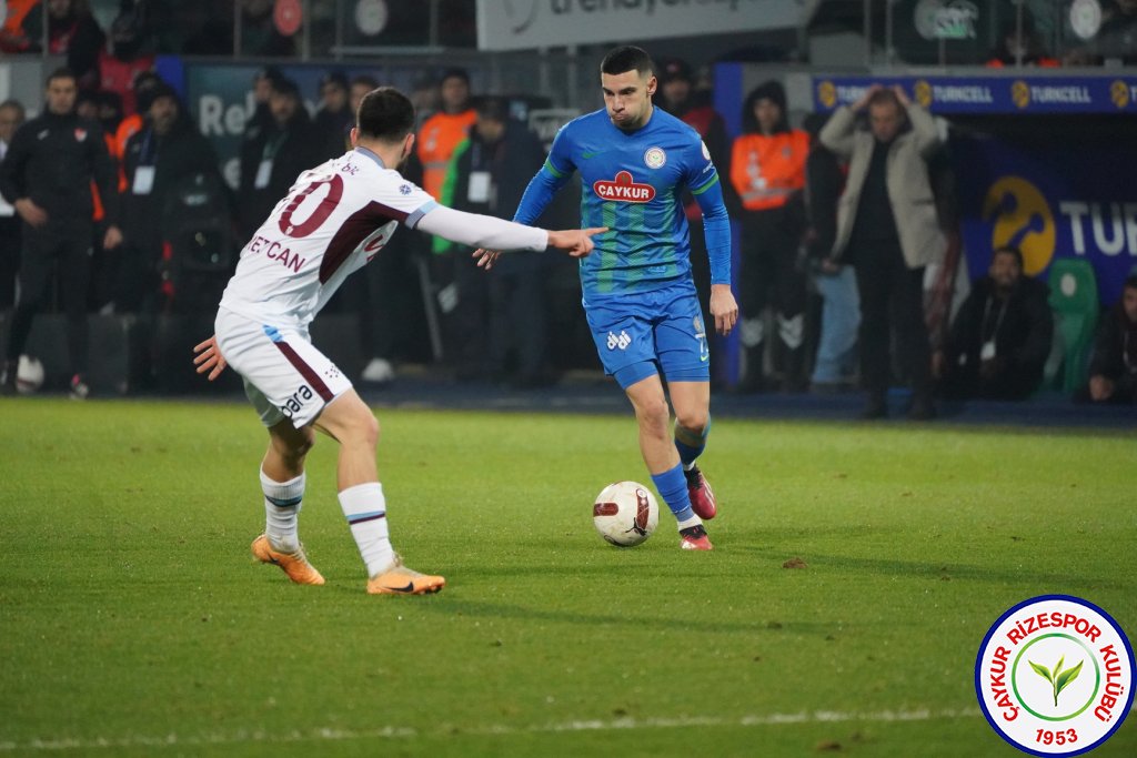 ÇAYKUR RİZESPOR A.Ş. 1 - 0 TRABZONSPOR A.Ş.