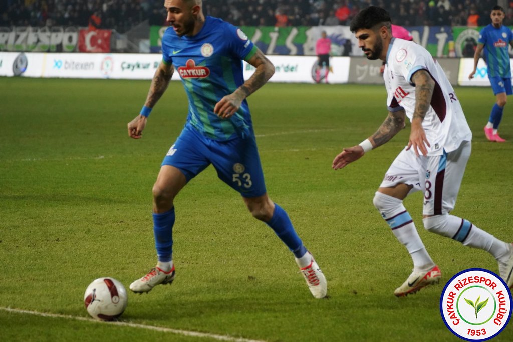 ÇAYKUR RİZESPOR A.Ş. 1 - 0 TRABZONSPOR A.Ş.