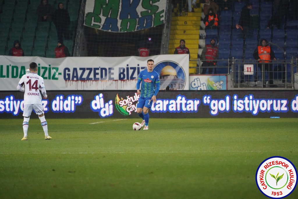 ÇAYKUR RİZESPOR A.Ş. 1 - 0 TRABZONSPOR A.Ş.