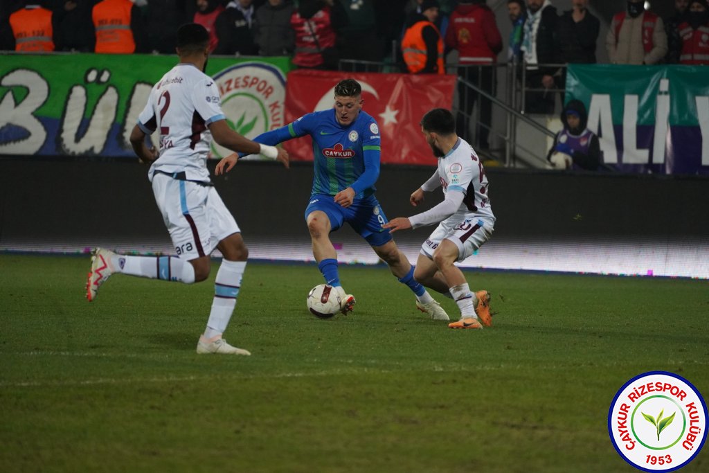 ÇAYKUR RİZESPOR A.Ş. 1 - 0 TRABZONSPOR A.Ş.