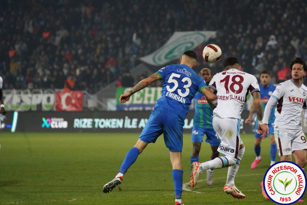 ÇAYKUR RİZESPOR A.Ş. 1 - 0 TRABZONSPOR A.Ş.