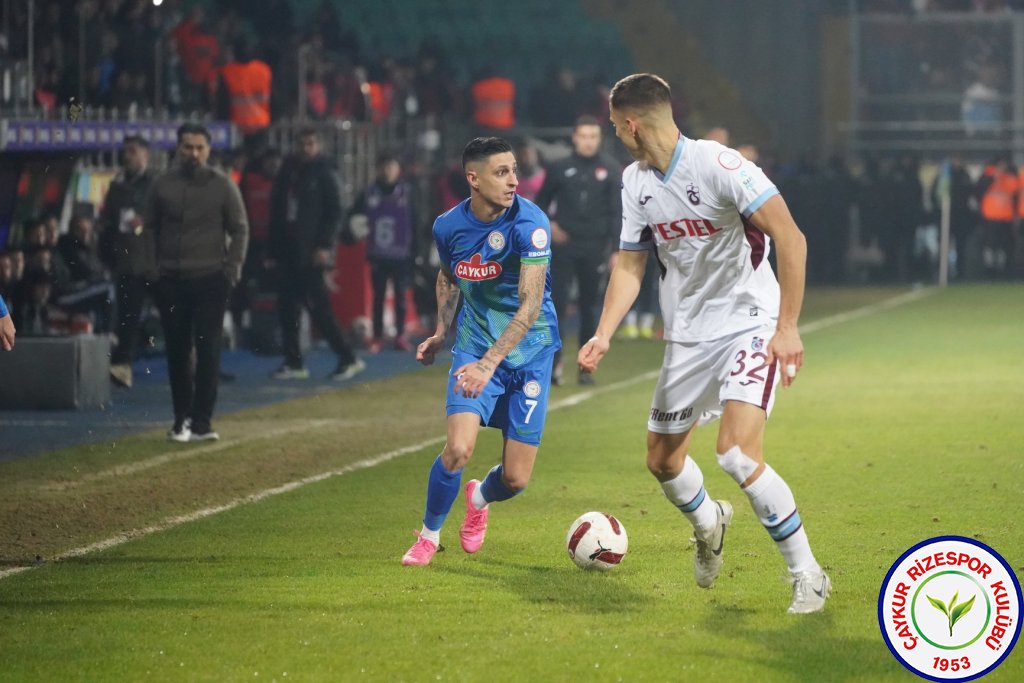 ÇAYKUR RİZESPOR A.Ş. 1 - 0 TRABZONSPOR A.Ş.