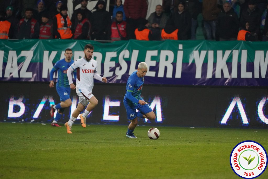 ÇAYKUR RİZESPOR A.Ş. 1 - 0 TRABZONSPOR A.Ş.