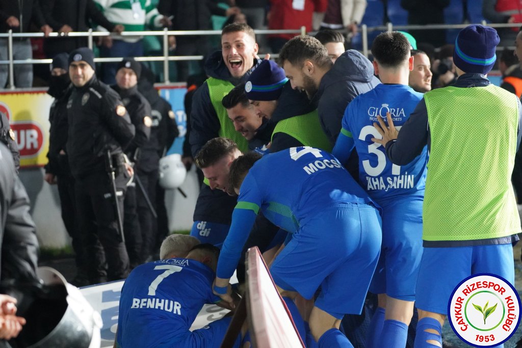 ÇAYKUR RİZESPOR A.Ş. 1 - 0 TRABZONSPOR A.Ş.