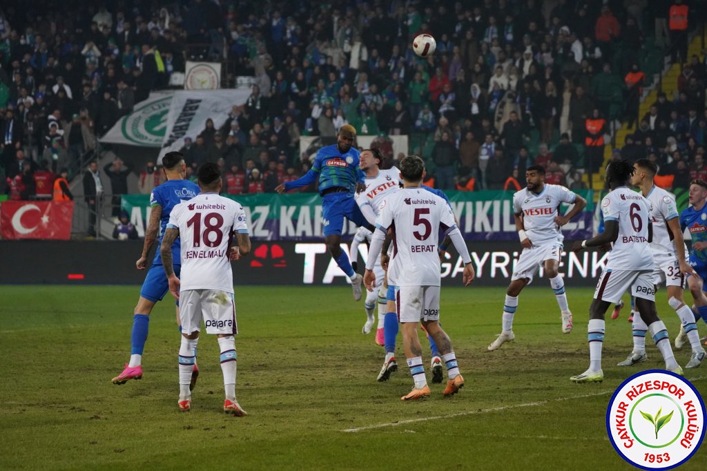 ÇAYKUR RİZESPOR A.Ş. 1 - 0 TRABZONSPOR A.Ş.