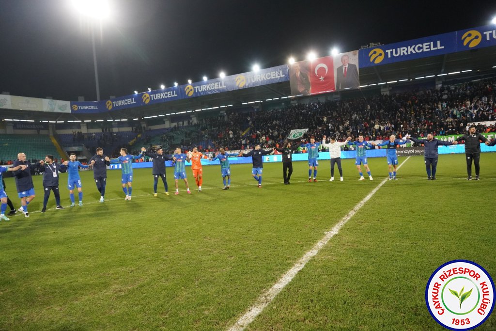 ÇAYKUR RİZESPOR A.Ş. 1 - 0 TRABZONSPOR A.Ş.