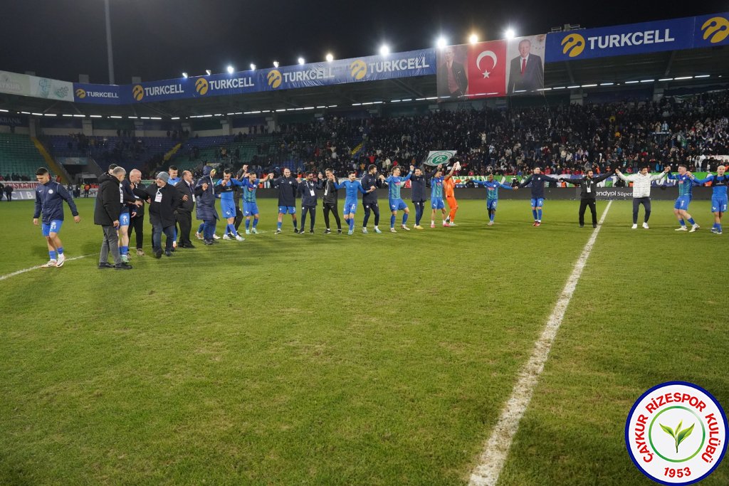 ÇAYKUR RİZESPOR A.Ş. 1 - 0 TRABZONSPOR A.Ş.