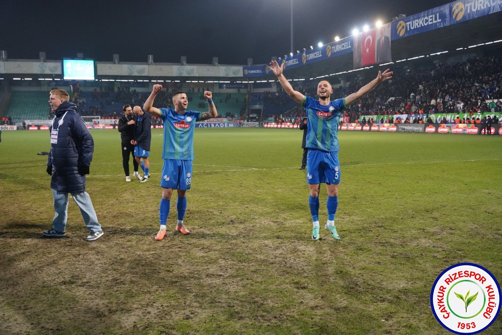 ÇAYKUR RİZESPOR A.Ş. 1 - 0 TRABZONSPOR A.Ş.