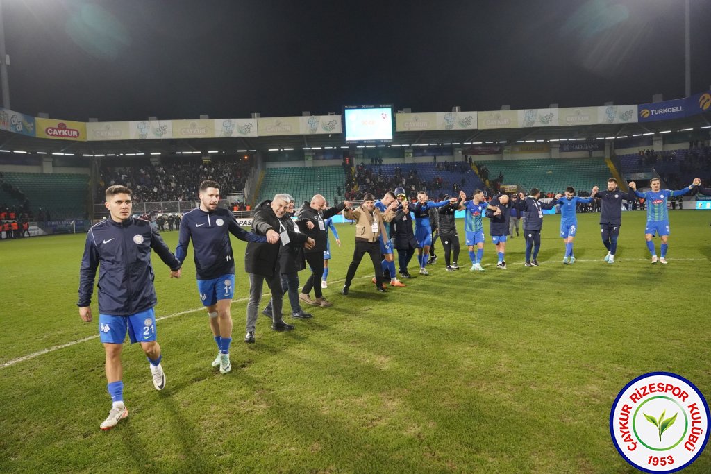 ÇAYKUR RİZESPOR A.Ş. 1 - 0 TRABZONSPOR A.Ş.