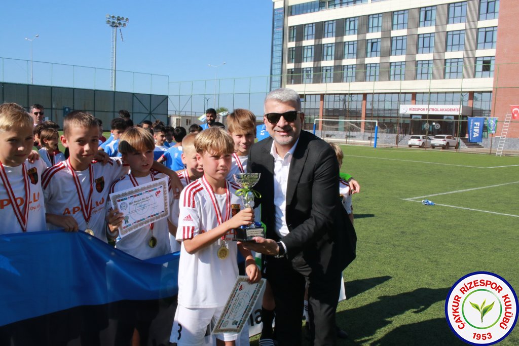 ULUSLARARASI U12 RİZE CUP 2024 KUPA TÖRENİ