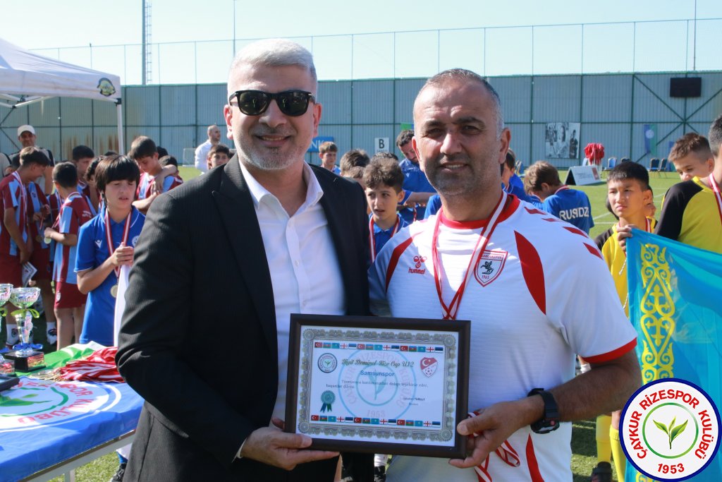 ULUSLARARASI U12 RİZE CUP 2024 KUPA TÖRENİ