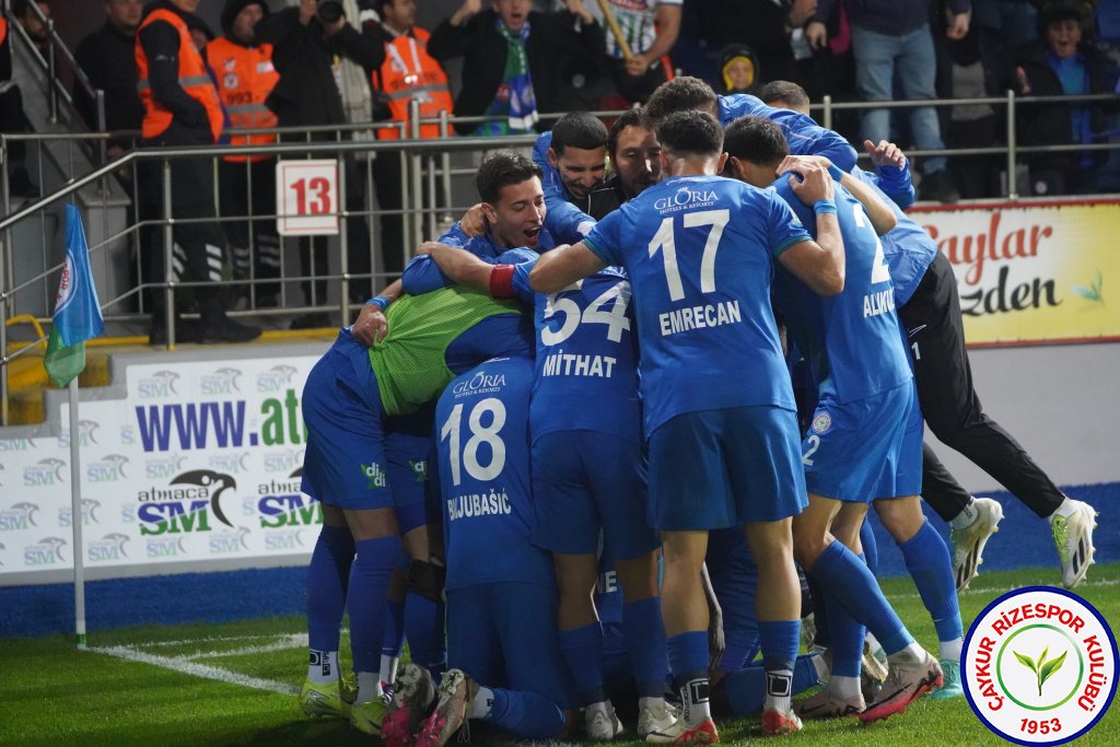 ÇAYKUR RİZESPOR A.Ş. 3 - 0 BELLONA KAYSERİSPOR