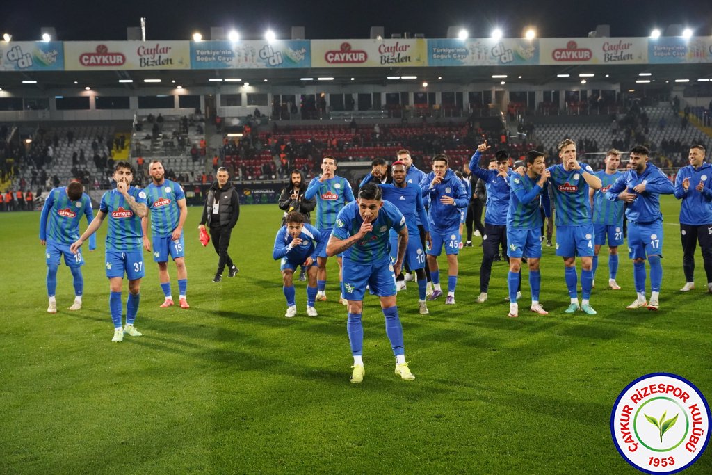 ÇAYKUR RİZESPOR A.Ş. 3 - 0 BELLONA KAYSERİSPOR