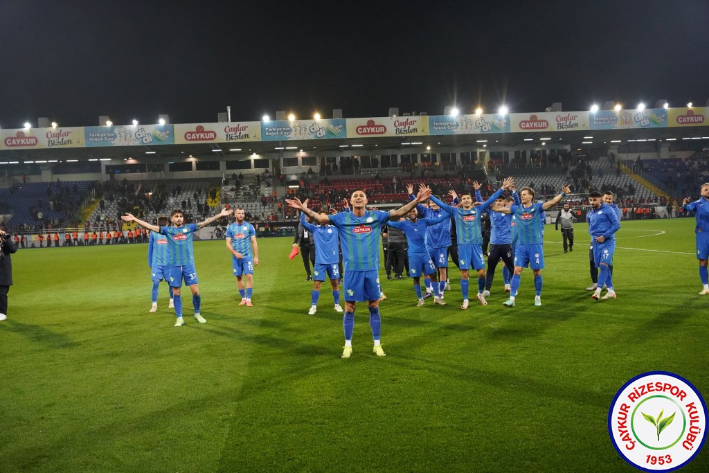 ÇAYKUR RİZESPOR A.Ş. 3 - 0 BELLONA KAYSERİSPOR