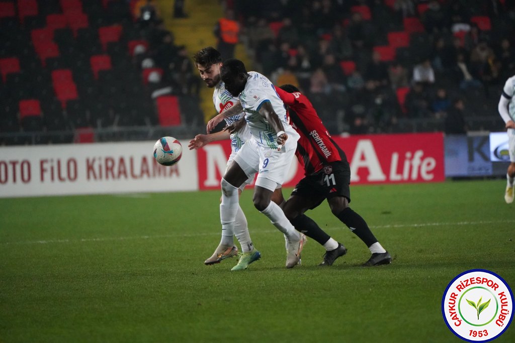 GAZİANTEP FUTBOL KULÜBÜ 1-0 ÇAYKUR RİZESPOR