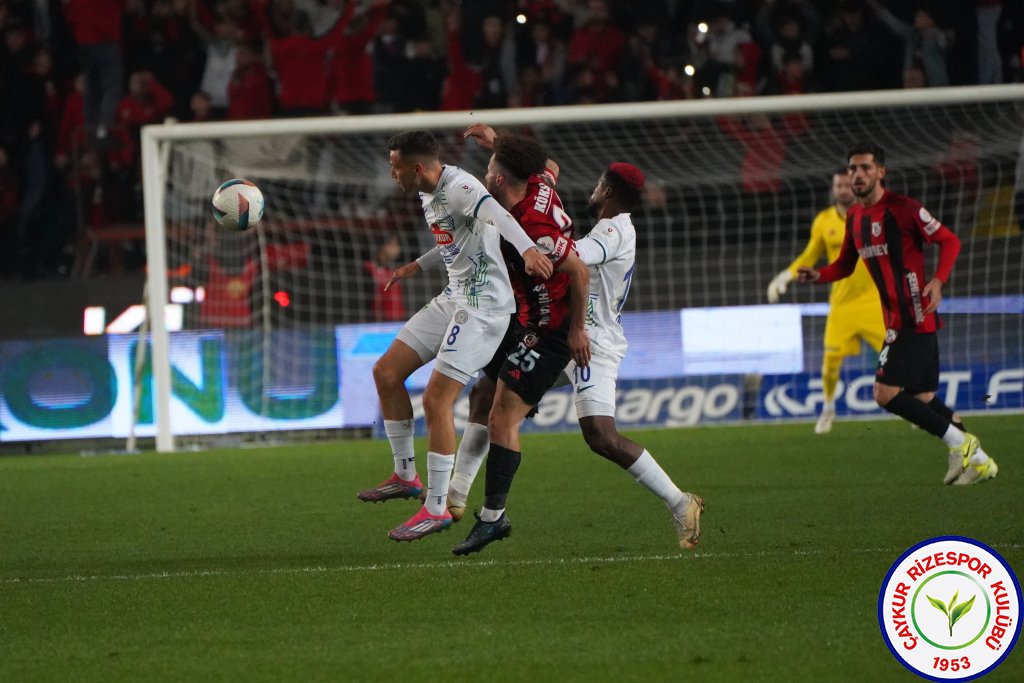 GAZİANTEP FUTBOL KULÜBÜ 1-0 ÇAYKUR RİZESPOR