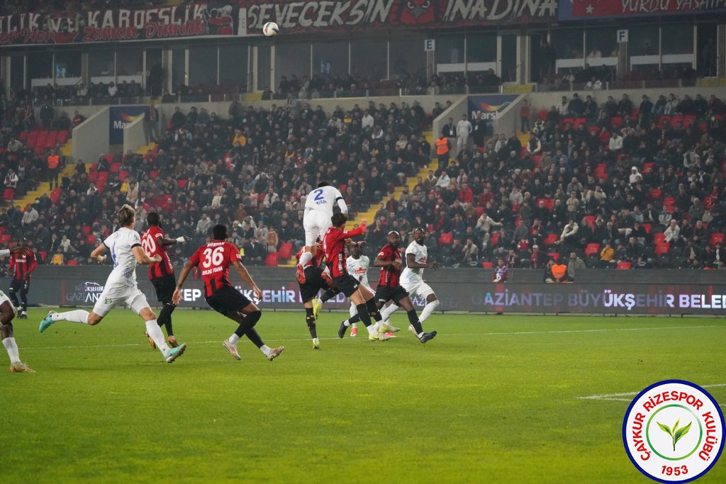 GAZİANTEP FUTBOL KULÜBÜ 1-0 ÇAYKUR RİZESPOR