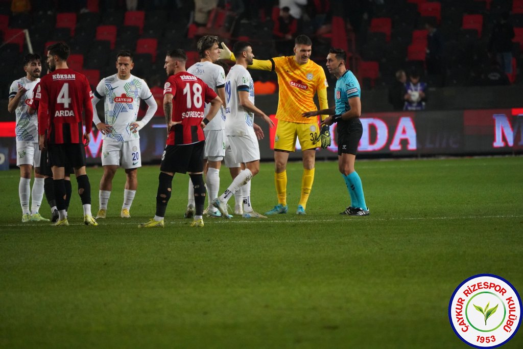 GAZİANTEP FUTBOL KULÜBÜ 1-0 ÇAYKUR RİZESPOR