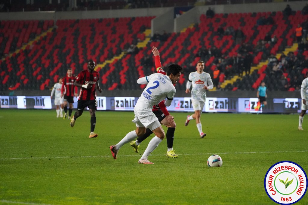 GAZİANTEP FUTBOL KULÜBÜ 1-0 ÇAYKUR RİZESPOR