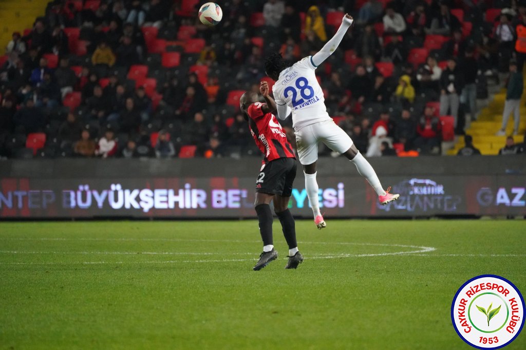 GAZİANTEP FUTBOL KULÜBÜ 1-0 ÇAYKUR RİZESPOR