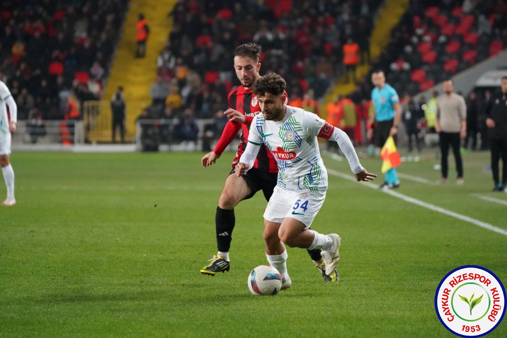 GAZİANTEP FUTBOL KULÜBÜ 1-0 ÇAYKUR RİZESPOR