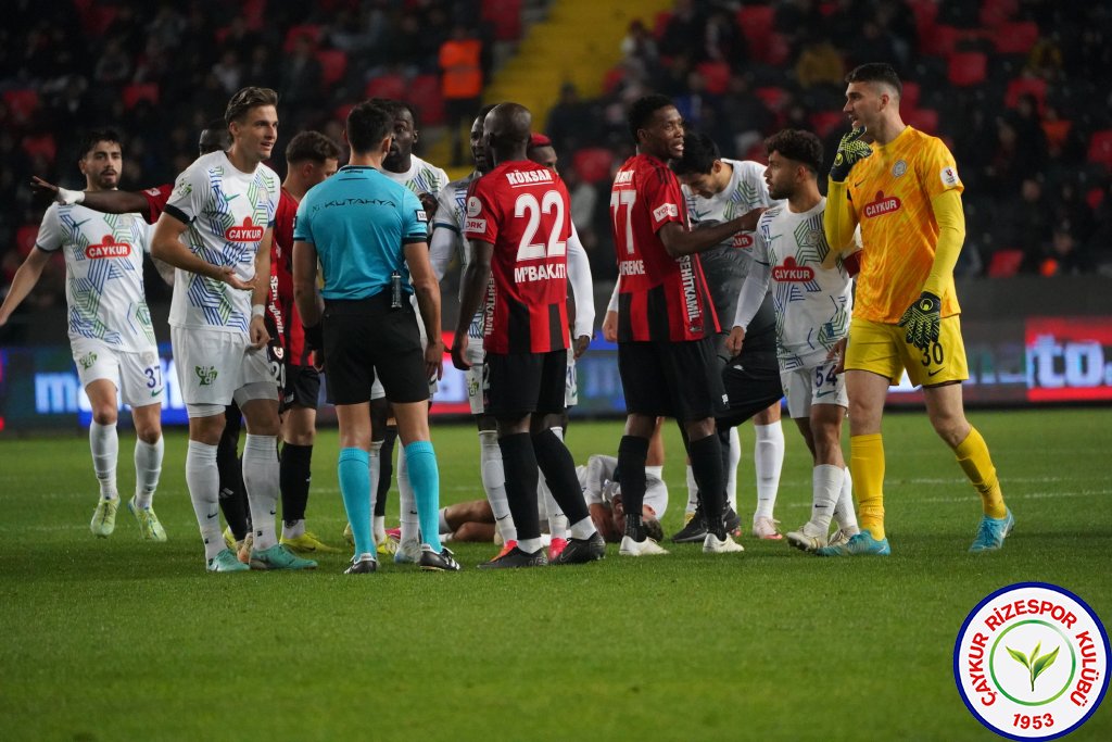 GAZİANTEP FUTBOL KULÜBÜ 1-0 ÇAYKUR RİZESPOR