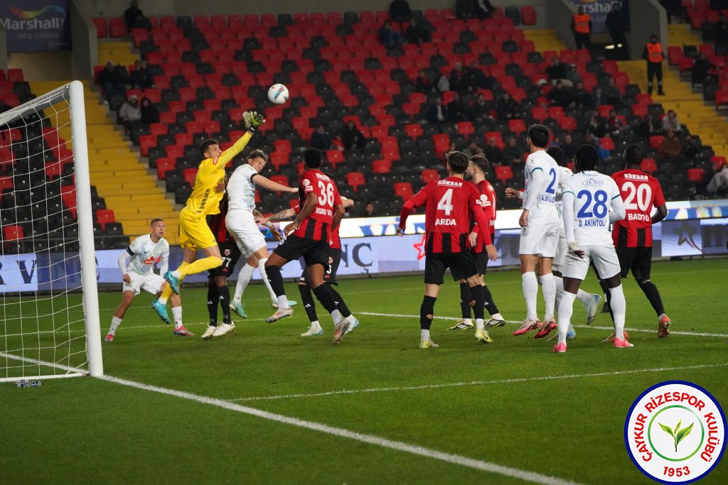 GAZİANTEP FUTBOL KULÜBÜ 1-0 ÇAYKUR RİZESPOR