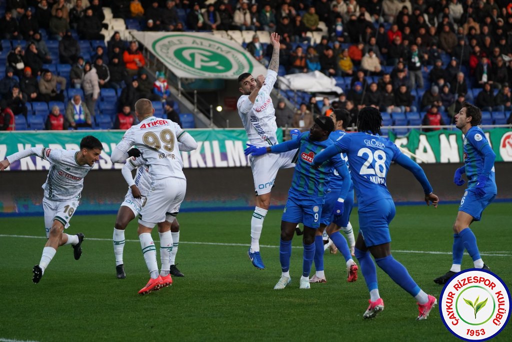 ÇAYKUR RİZESPOR 1 - 1 TÜMOSAN KONYASPOR