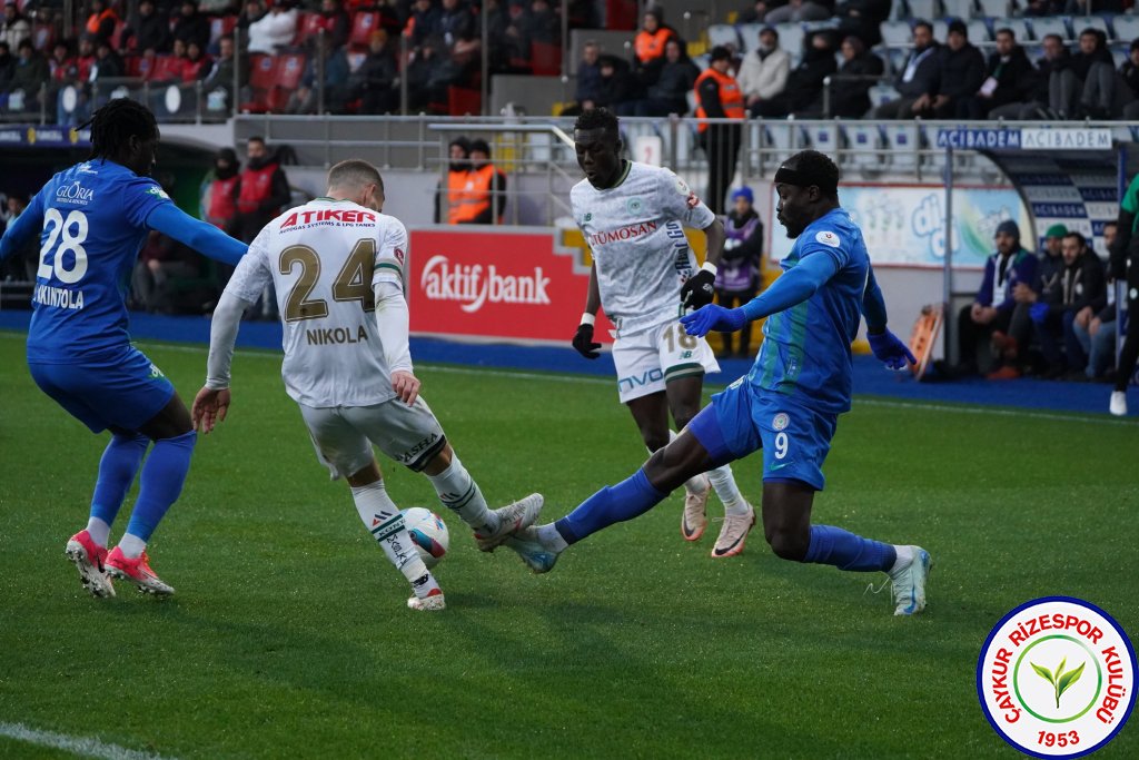 ÇAYKUR RİZESPOR 1 - 1 TÜMOSAN KONYASPOR