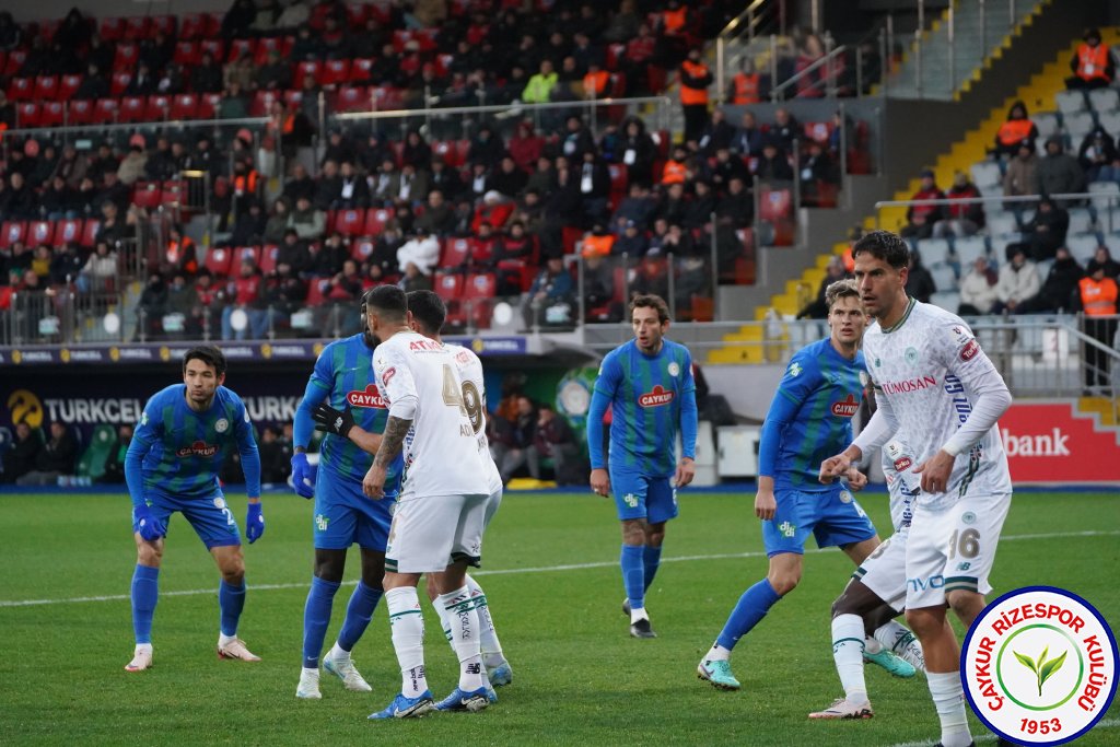 ÇAYKUR RİZESPOR 1 - 1 TÜMOSAN KONYASPOR