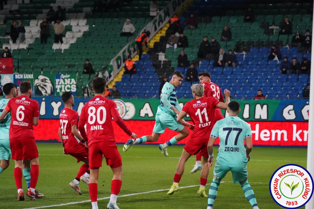 ÇAYKUR RİZESPOR 6-0 ARTI DEĞER VANSPOR FK