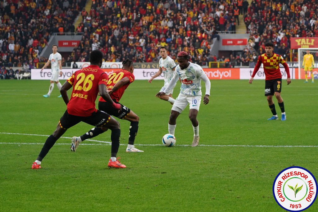 GÖZTEPE A.Ş. 3 - 0 ÇAYKUR RİZESPOR A.Ş.