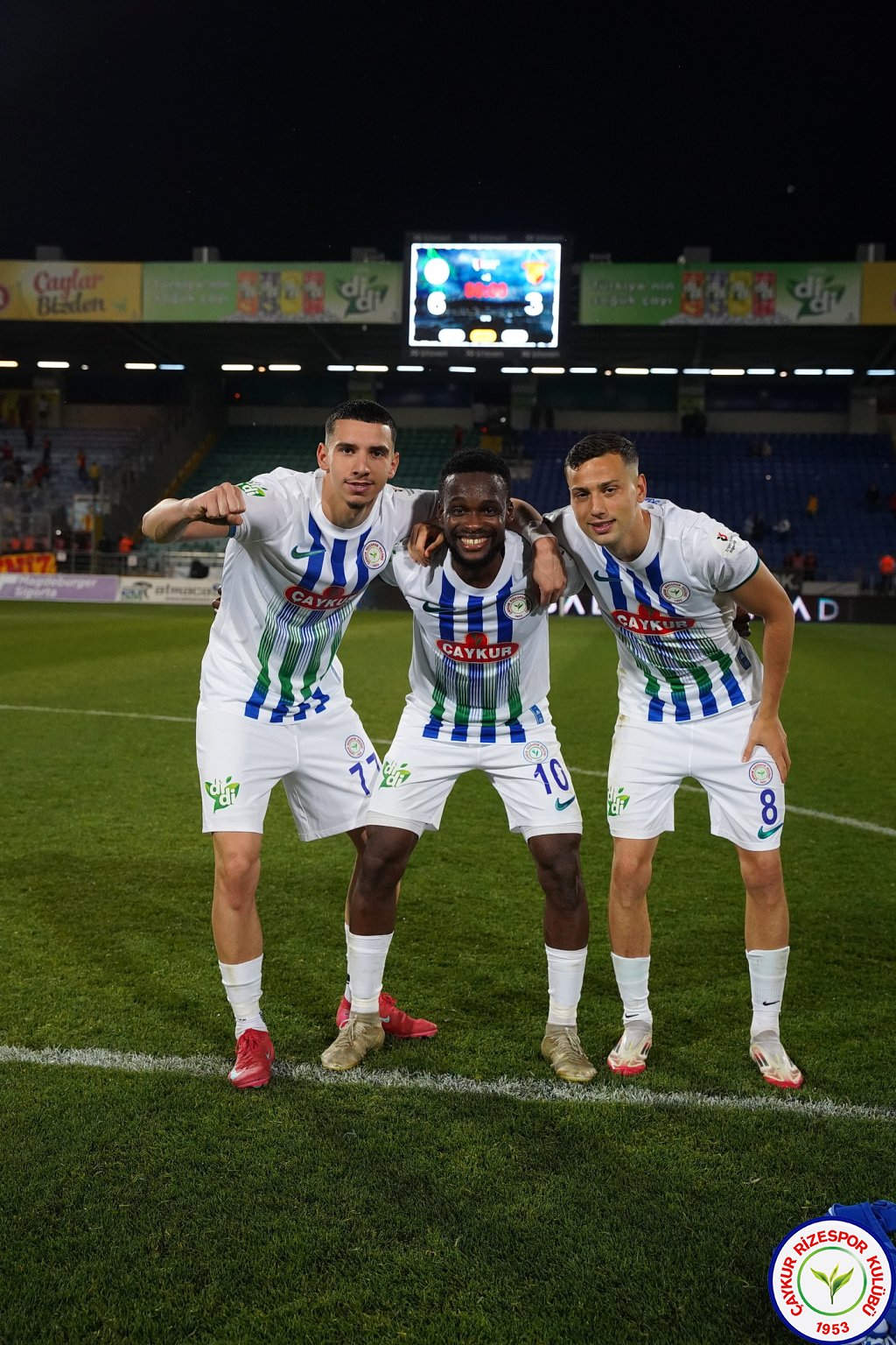 ÇAYKUR RİZESPOR A.Ş. 6 - 3 GÖZTEPE A.Ş.