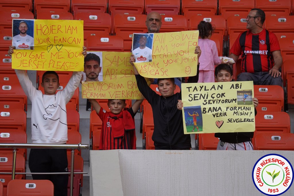 GAZİANTEP FUTBOL KULÜBÜ A.Ş.	2 - 2	ÇAYKUR RİZESPOR A.Ş.