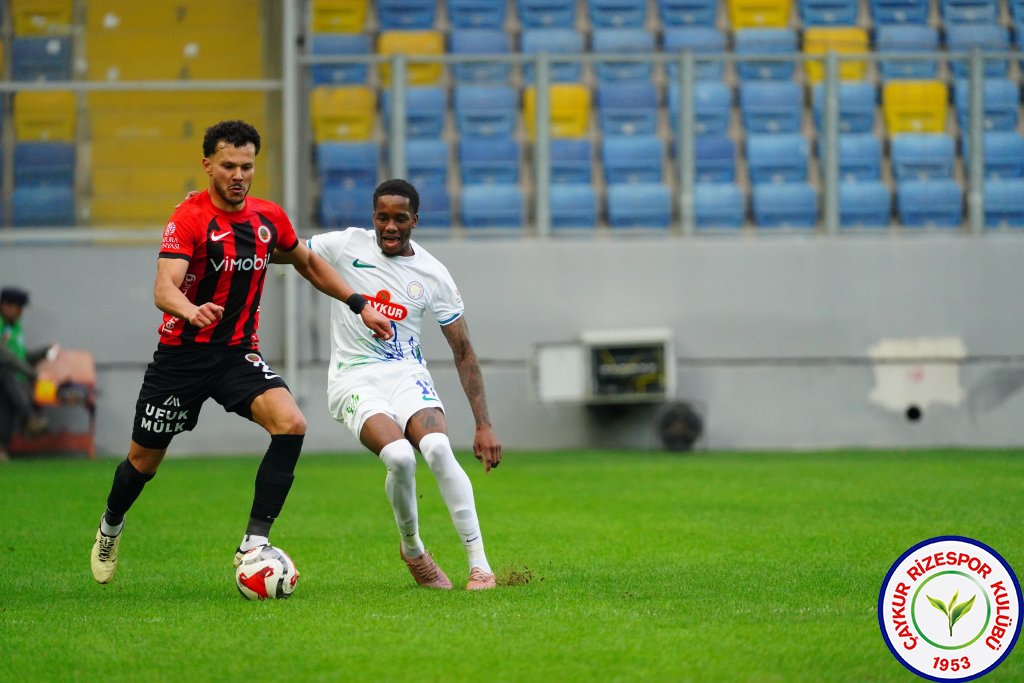 NATURA DÜNYASI GENÇLERBİRLİĞİ 2 - 2 ÇAYKUR RİZESPOR A.Ş.