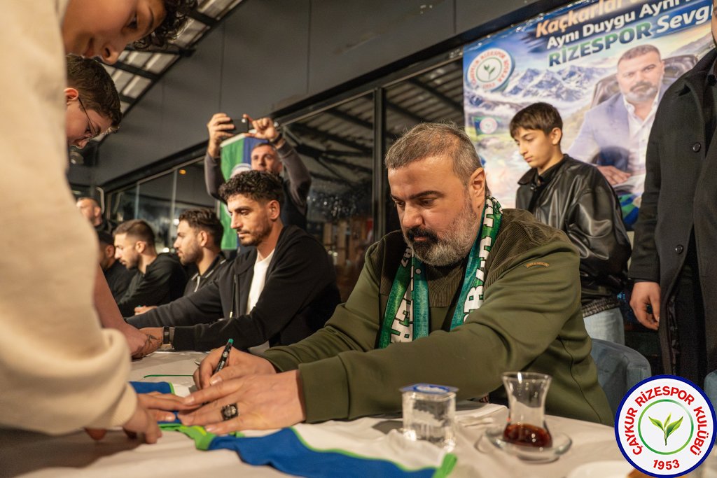 Çaykur Rizespor Ailesi'ne Coşkulu Karşılama