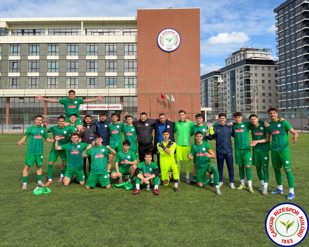 Rizespor U17 takımımız 61 puanla grubunu lider tamamladı